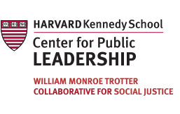 logo for Harvard Kennedy School Center for Public Leadership, William Monroe Trotter Collaborative for Social Justice