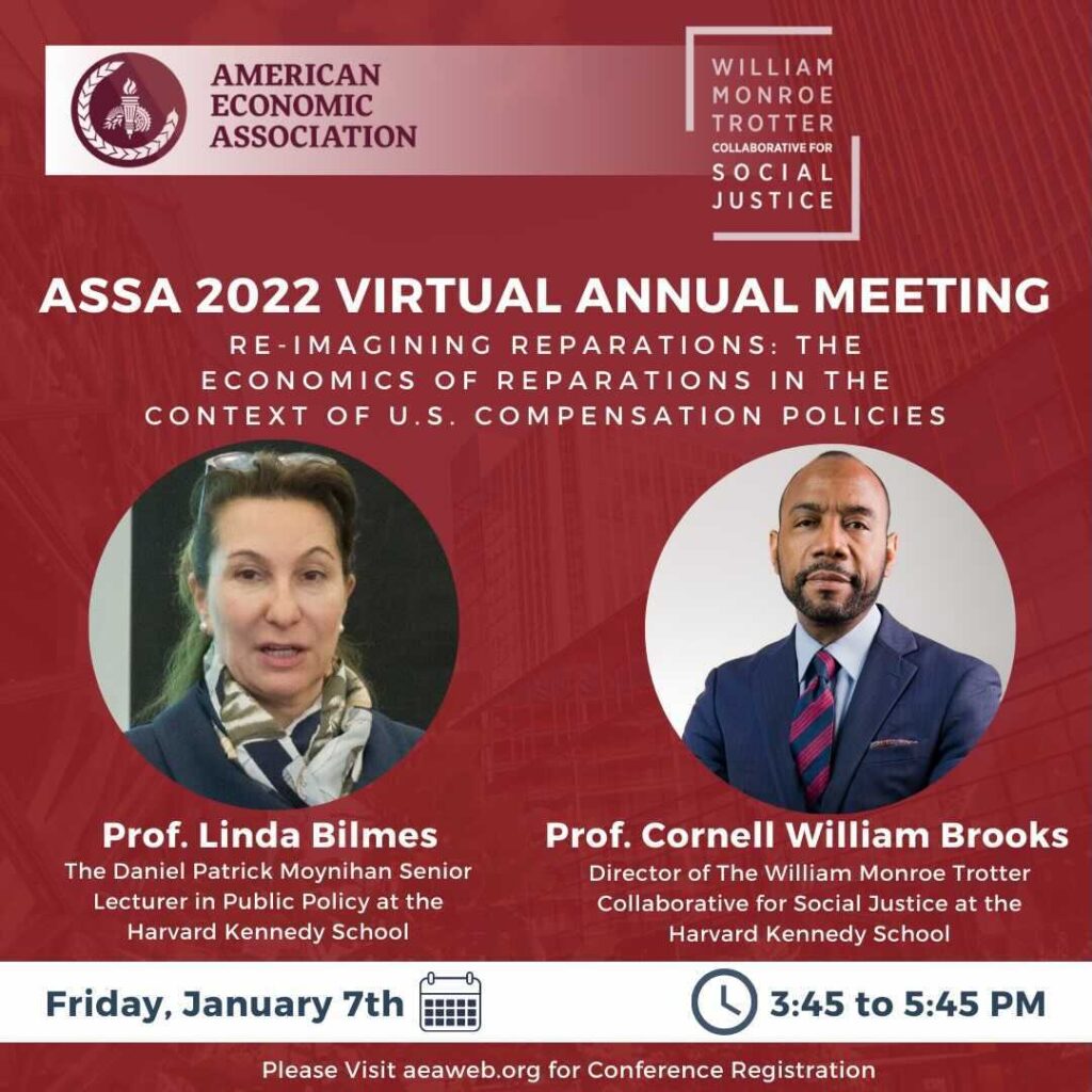 Virtual Panel on reparations event poster_