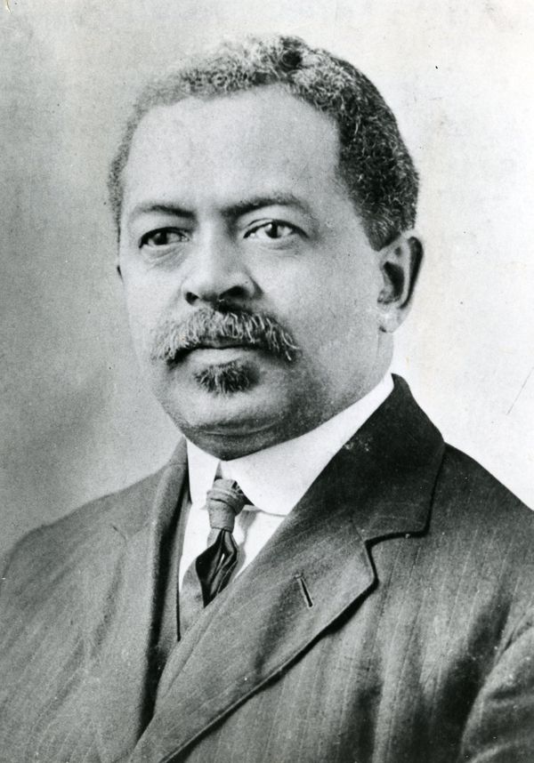 A black and white picture of William Monroe Trotter