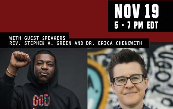 Poster for Good Trouble Lab: A non-violent direct action teach-in open to all students of social justice